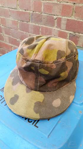 Waffen SS camo field cap authenticity.