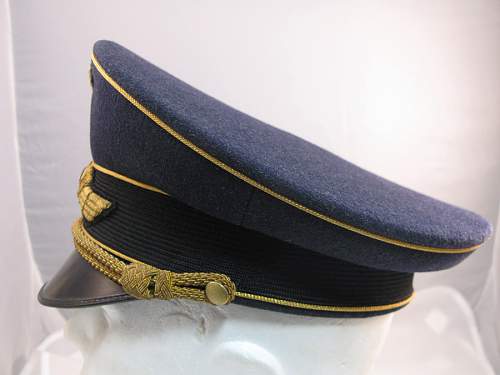 Luftwaffe general visor cap