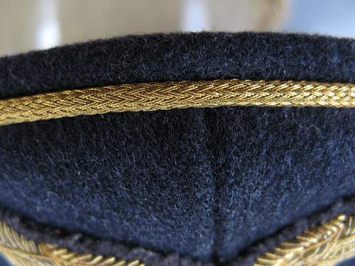 Luftwaffe general visor cap