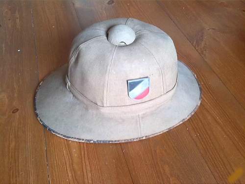 Luftwaffe Pith Helmet - ask for help