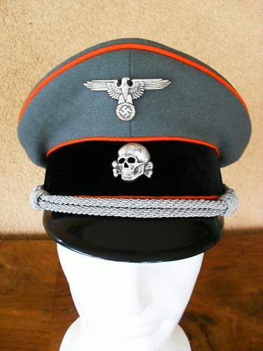 Waffen SS artillerie officers schirmutze: Good or copy?