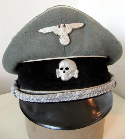 W-SS Officer Visor Cap