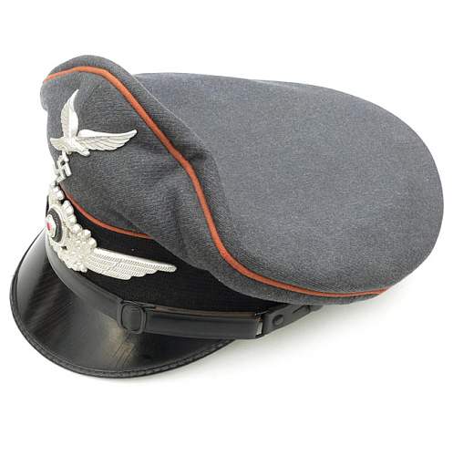 Luftwaffe Signals Visor Cap - Eagle?