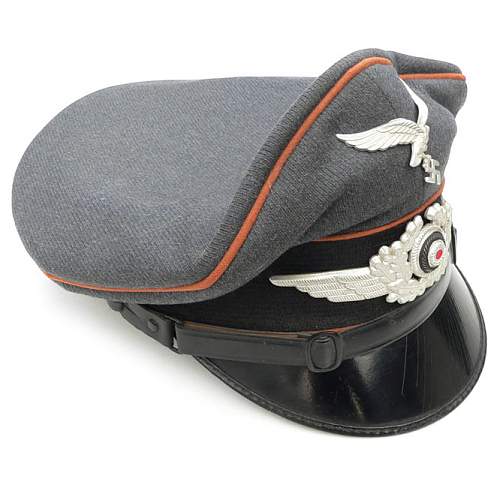 Luftwaffe Signals Visor Cap - Eagle?