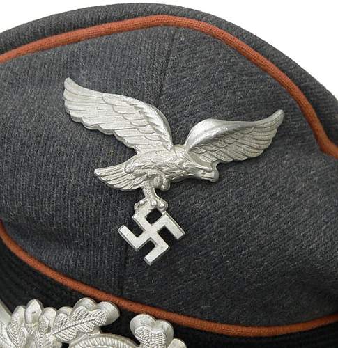 Luftwaffe Signals Visor Cap - Eagle?