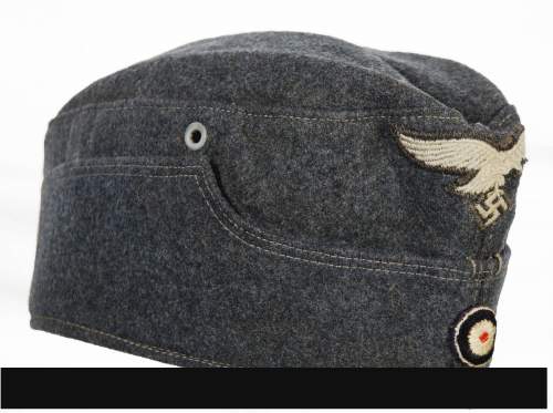 Luftwaffe overseas cap - in Heer style?