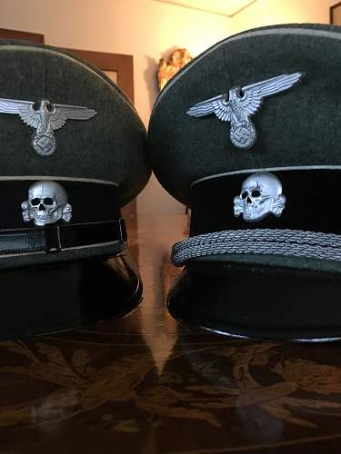 Waffen - SS Visor - EM / NCO