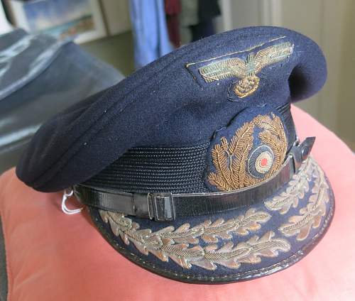 KM officer blue tops, including an admirals visor....