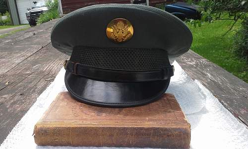 Vietnam Era U.S. Enlisted Visor Cap.