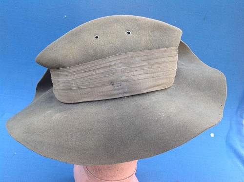WWII period Australian or British sloch hat ?
