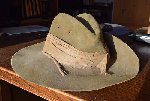 WWII period Australian or British sloch hat ?