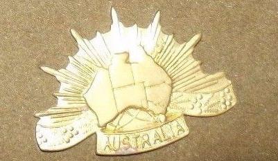 Australian &quot;Rising Sun&quot; cap badge????