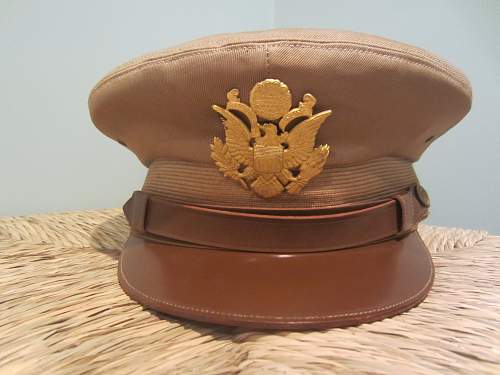 Officers Tan Visor