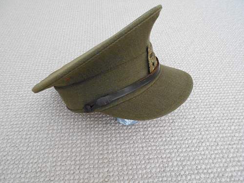 New Zealand service dress cap, WW2.