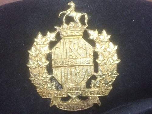 1st Hussars Beret - Original WW2?