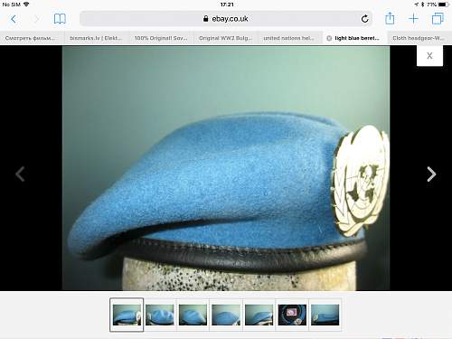 UN light blue beret???