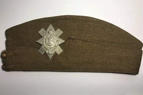 Universal pattern (khaki) field service cap WWII