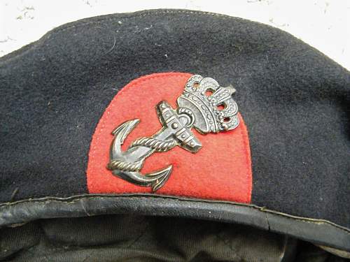 Possible WWII Royal Marines Service Beret?