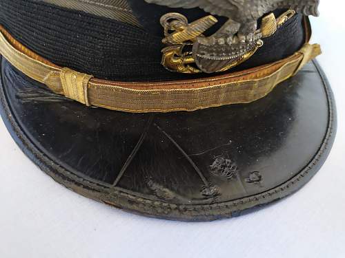 Ww2 us navy aviator visor cap