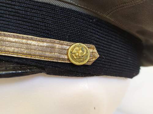 Ww2 us navy aviator visor cap