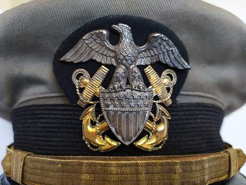 Ww2 us navy aviator visor cap