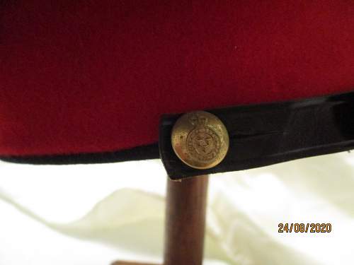 Shropshire Yeomanry visor cap