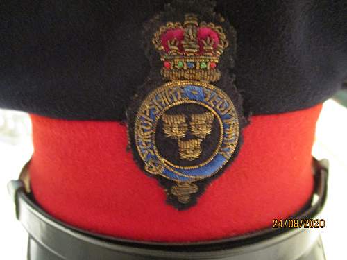 Shropshire Yeomanry visor cap