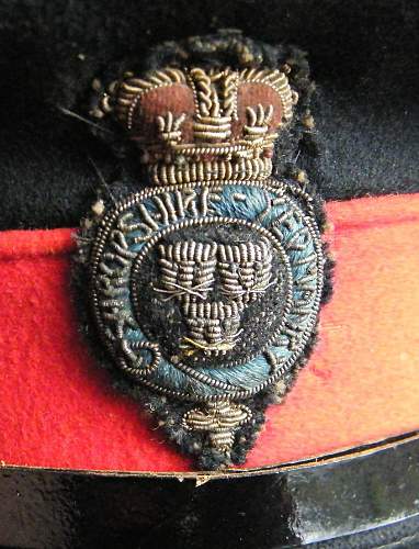 Shropshire Yeomanry visor cap