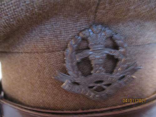 Middlesex Regiment Officer's Service Dress Cap