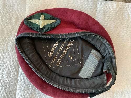 Alleged Scottish Para Beret - Correct Beret, Strange Tartan and Possible Fake Badge