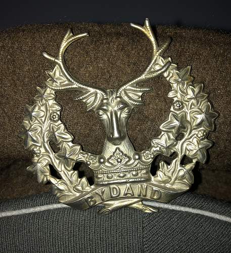 WW2 1940 Gordon Highlanders Tam O’ Shanter