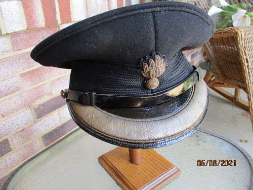 Grenadier Guards KIA Officer Visor  Cap