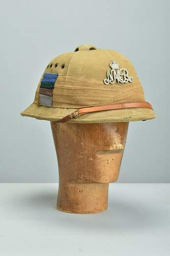 South Africa Natal Mounted Rifles sun helmet - Dutch made?