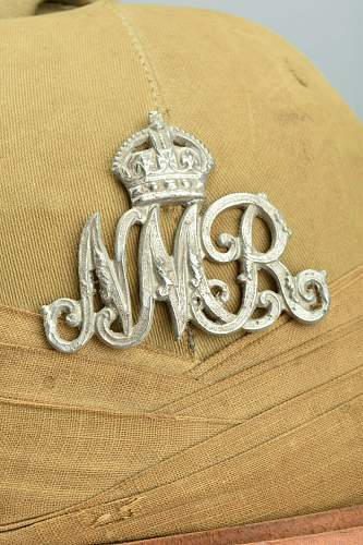 South Africa Natal Mounted Rifles sun helmet - Dutch made?