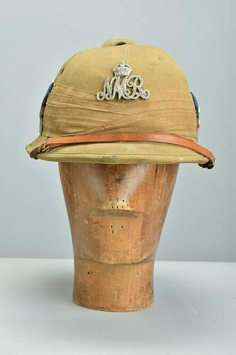 South Africa Natal Mounted Rifles sun helmet - Dutch made?
