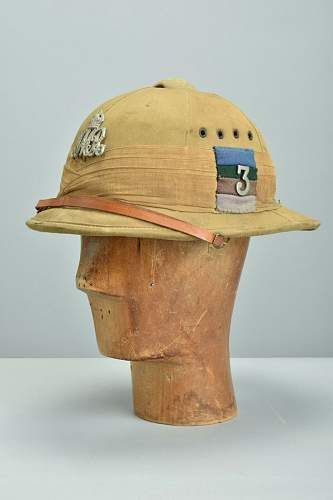 South Africa Natal Mounted Rifles sun helmet - Dutch made?