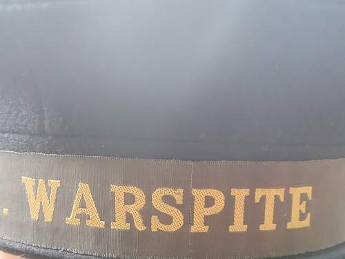 Ww2 rn hms warspite pork pie for review