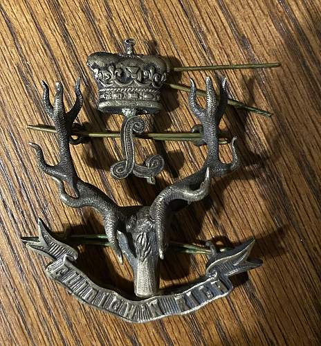 Seaforth Highlander Badge ID