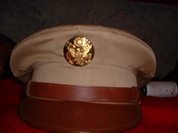 US Enlisted man's chino visor cap