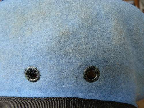UN peace keepers beret found in socks drawer