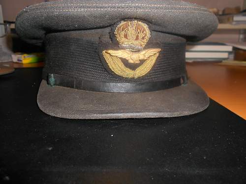 RAF peak cap