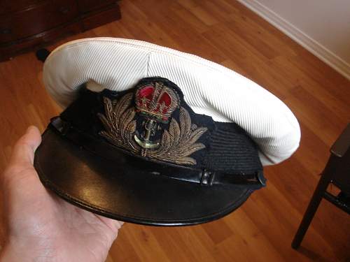 British WWII Royal Navy Visor cap