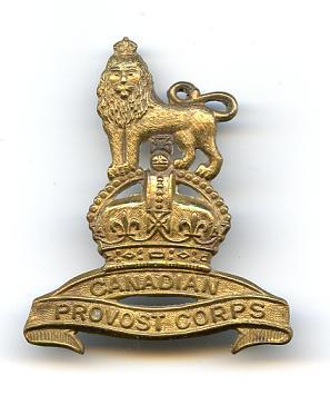 Canadian MP/Provost  Cap Badges