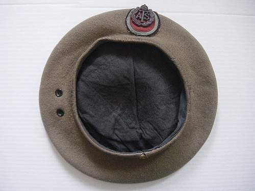 British ATS beret