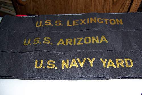 U.s. Navy flat hats pre ww2