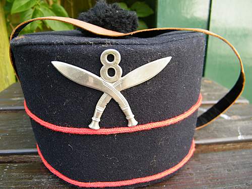 8th Gurkha rifles pillbox hat 1940 dated/WD marked