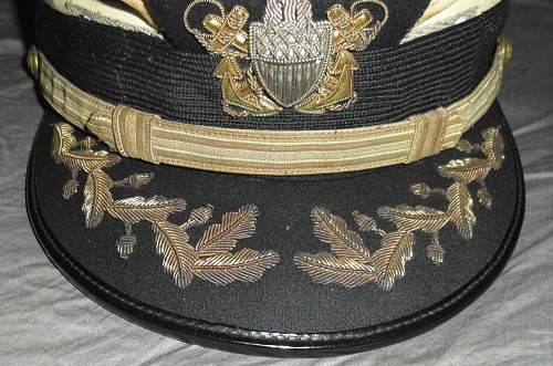 3 U.S. Navy Officer visor caps from yard sale, need help identifying