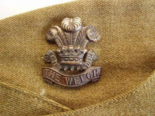 The Welch regiment FS cap 1940