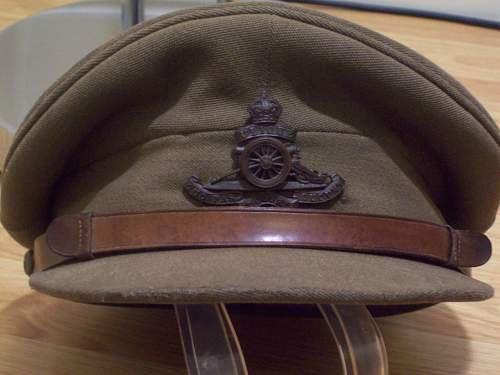 Royal Artillery Officers Service Dress Cap