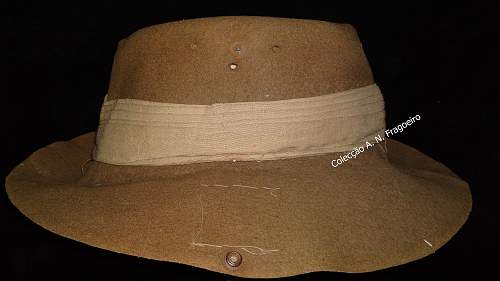 Poor condition British slouch hat